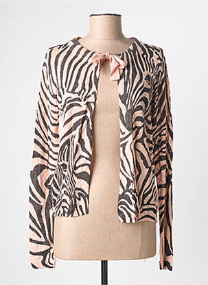 Vestă cu mâneci lungi roz SANDWICH femeie