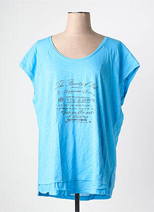 Tricou albastru SANDWICH femeie