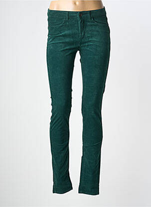 Pantalon slim verde ONE STEP femeie