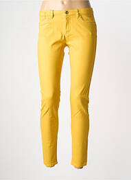 Blugi cu croială slim galben ONE STEP femme