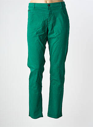 Pantalon slim verde ONE STEP femeie
