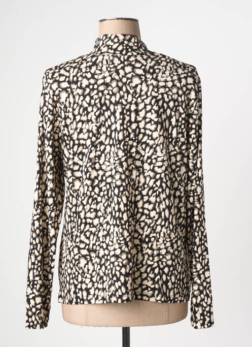 Tricou negru POISSONS BLANCS femeie