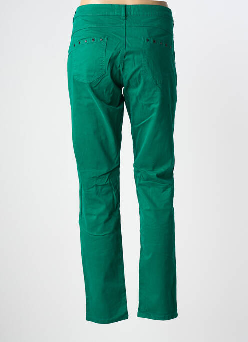 Pantalon slim verde ONE STEP femeie