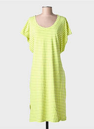 Rochie midi mâneci scurte mâneci scurte galben NINE TEES femme