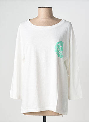 Tricou mâneci lungi mâneci lungi bej NINE TEES femeie
