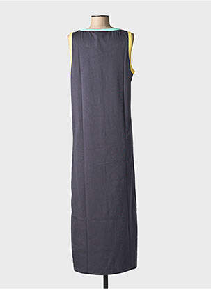 Rochie lungă fără mâneci fără mâneci gri NINE TEES femeie