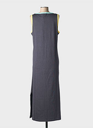 Rochie lungă fără mâneci fără mâneci gri NINE TEES femeie