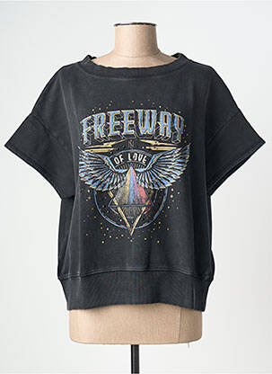 Hanorac negru NINE TEES femeie