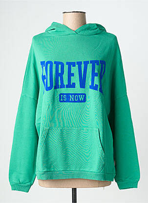 Pulover elasticitate mâneci lungi verde NINE TEES femeie
