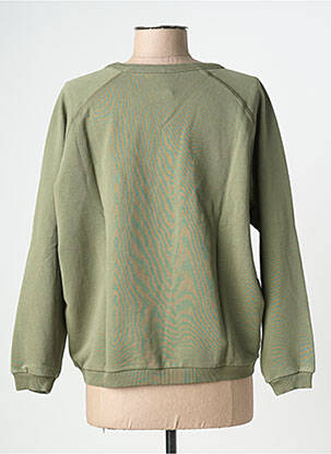 Hanorac elasticitate mâneci lungi verde NINE TEES femeie