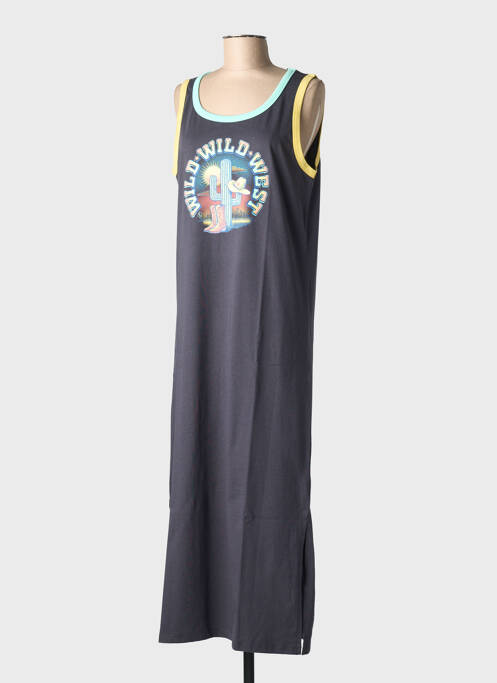 Rochie lungă gri NINE TEES femeie