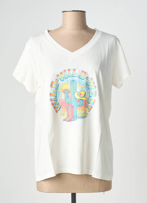 Tricou bej NINE TEES femeie