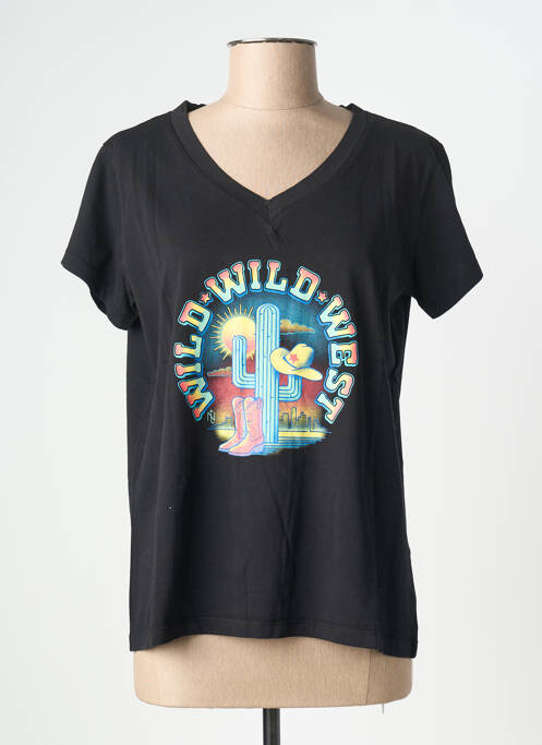 Tricou negru NINE TEES femeie