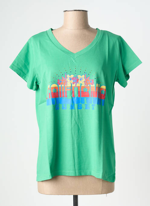 Tricou verde NINE TEES femeie