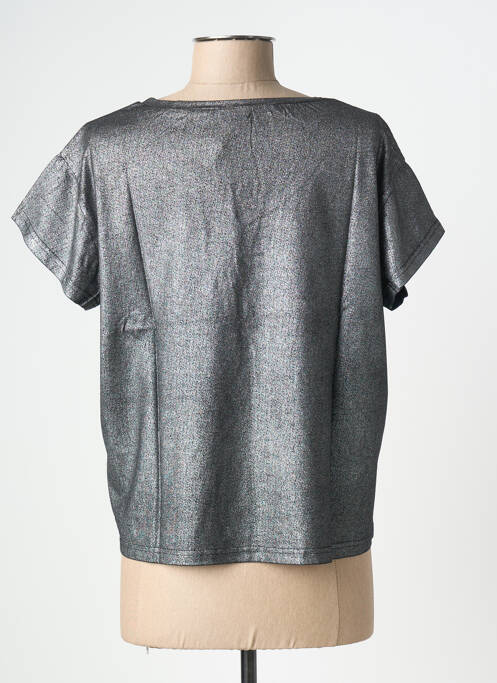 Tricou argintiu NINE TEES femeie