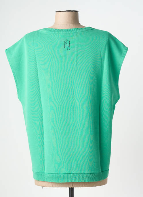 Hanorac verde NINE TEES femeie