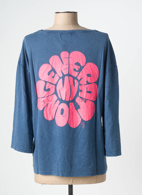 Tricou albastru NINE TEES femeie