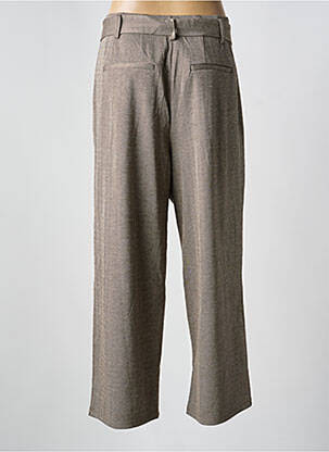 Pantalon larg maro VILA femeie