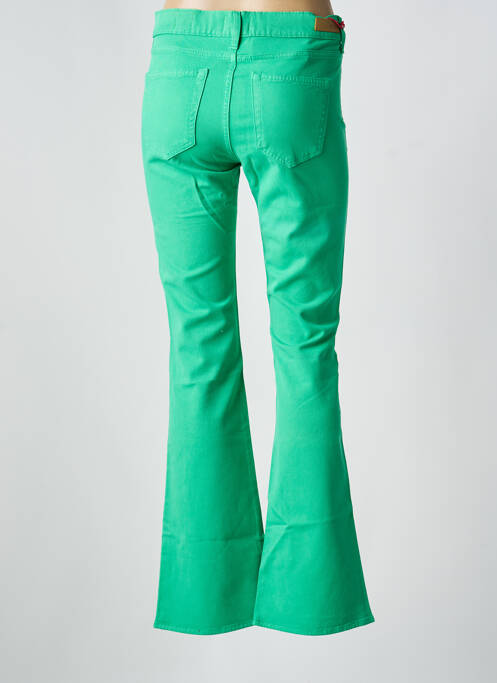 Blugi cu croială evazată verde HAPPY femeie