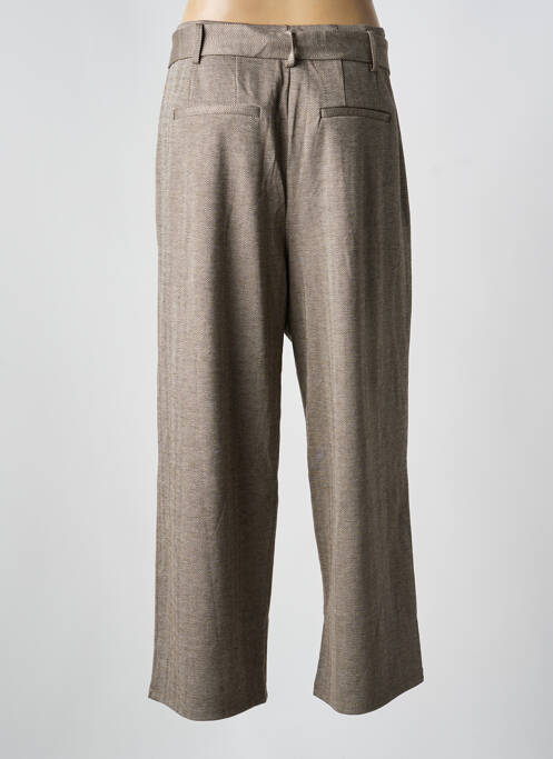 Pantalon larg maro VILA femeie