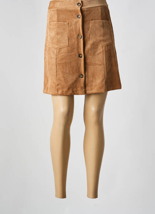 Fustă scurtă bej LA FEE MARABOUTEE femeie