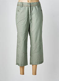 Pantalon trei sferturi verde SANDWICH femme