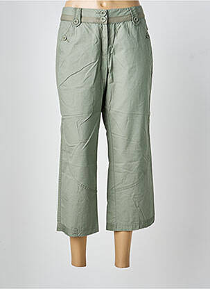 Pantalon trei sferturi verde SANDWICH femeie
