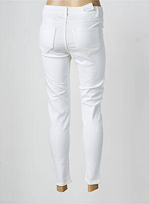 Pantalon slim alb VILA femeie