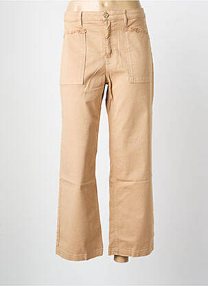 Pantalon drept bej HAPPY femeie