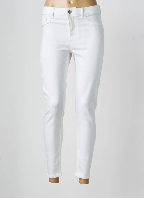 Pantalon slim alb VILA femeie