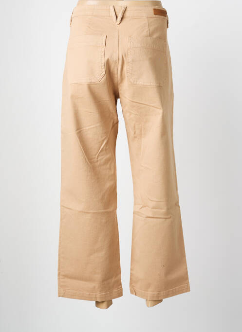 Pantalon drept bej HAPPY femeie