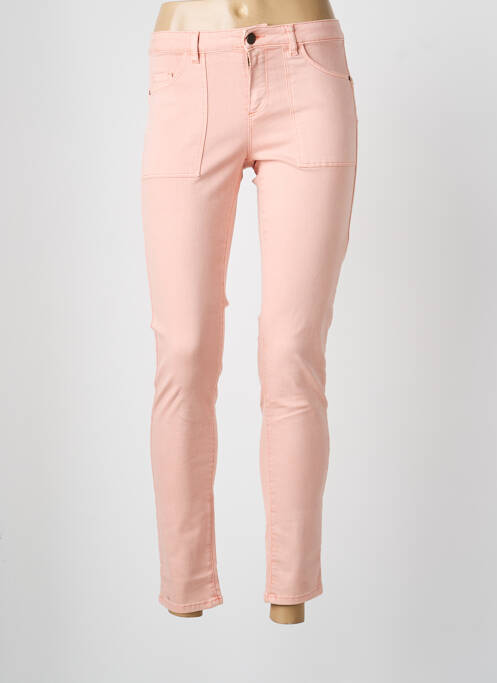 Pantalon slim roz ONE STEP femeie