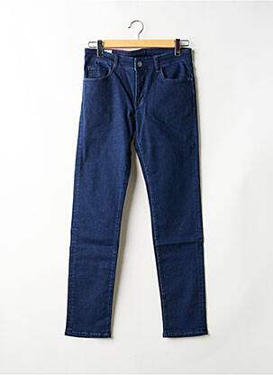 Blugi cu croială slim albastru MAISON WOOLIES bărbat