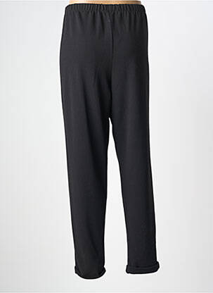 Pantalon slim talie elastică mărime normală negru DINA & DESS femeie