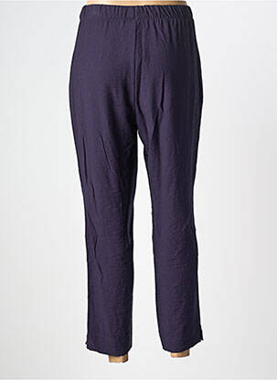 Pantalon 7/8 talie elastică mărime normală albastru DINA & DESS femeie