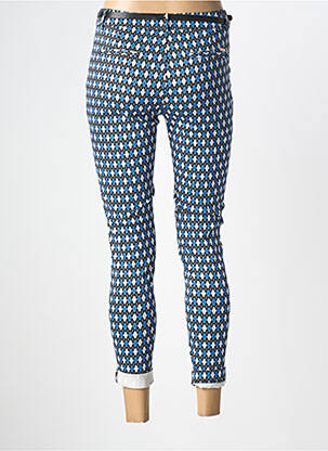 Pantalon 7/8 elasticitate mărime normală albastru CHIC & JEUNE femeie