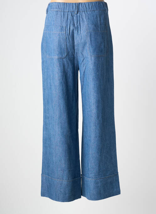 Pantalon drept albastru BOCETTO femeie