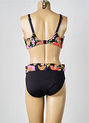 Costum de baie din două piese cu armatură negru FANTASIE femeie