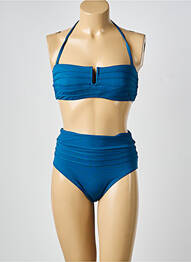 Costum de baie din două piese top bentiță top bentiță albastru D NU D femme