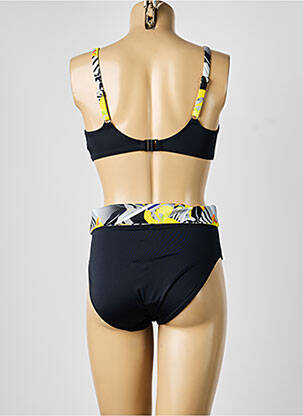 Costum de baie din două piese cu armatură negru FANTASIE femeie