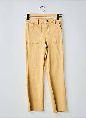 Pantalon slim buzunare bej LPB femeie