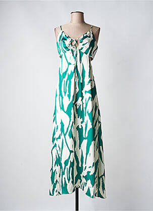 Rochie lungă verde ENCANDILATA femeie