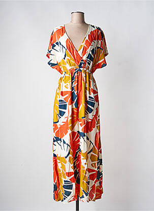 Rochie lungă portocaliu LOSAN femeie