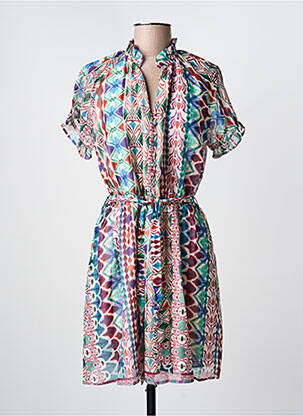 Rochie scurtă mâneci scurte mâneci scurte roz MOLLY BRACKEN femeie