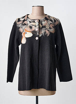 Vestă cu mâneci lungi negru NATURAL LIFE femeie