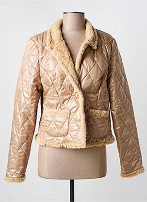 Geacă matlasată bej DINA & DESS femeie