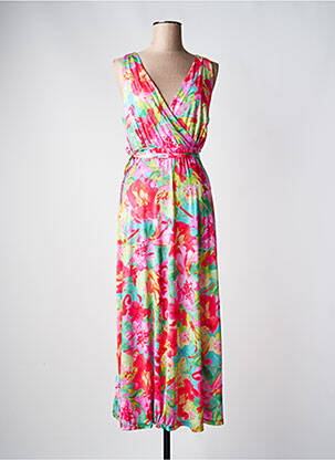 Rochie lungă roz GENUINE femeie