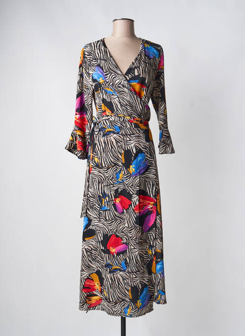 Rochie lungă negru WAIPAÏ femeie