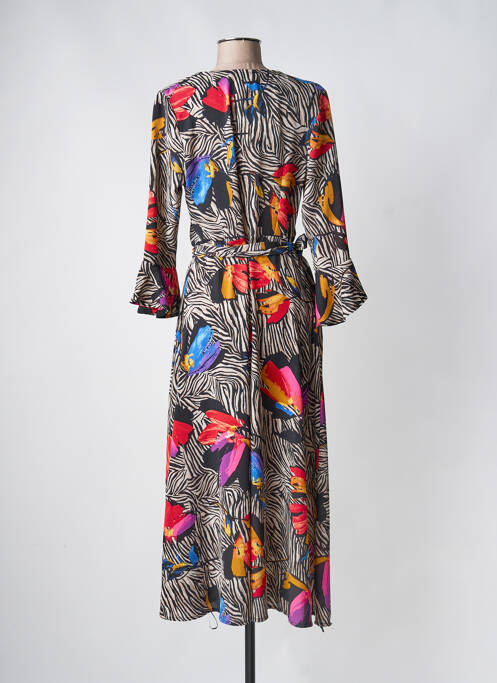 Rochie lungă negru WAIPAÏ femeie