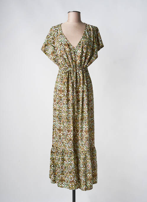 Rochie lungă verde LPB femeie